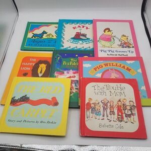 Lot Of 8 Vintage 1980's Children Choice Bookclub Hardcover Storybooks‎